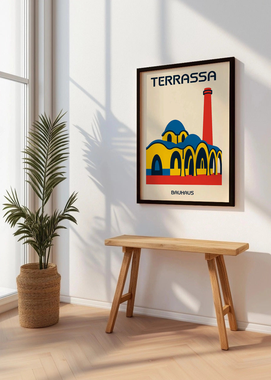 Cuadro Terrassa Poster Bauhaus