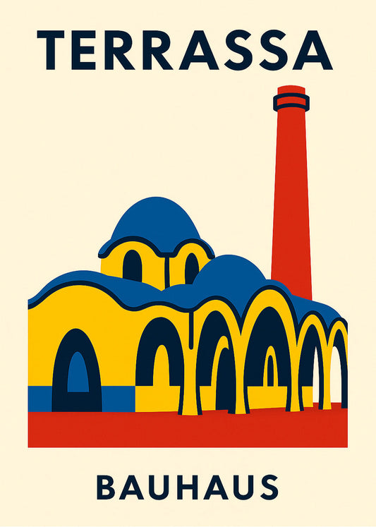 Cuadro Terrassa Poster Bauhaus