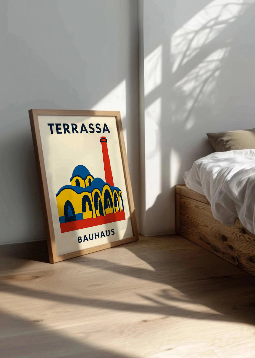 Cuadro Terrassa Poster Bauhaus