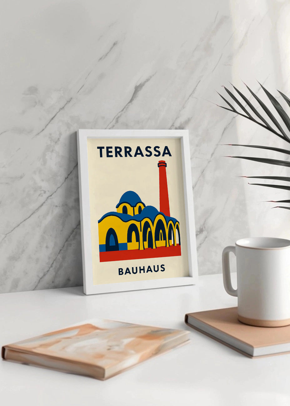 Cuadro Terrassa Poster Bauhaus