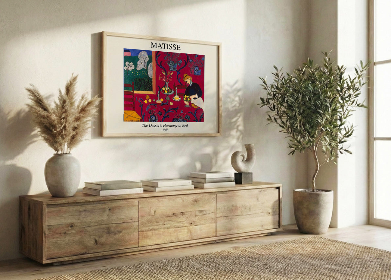 Die Dessert-Harmonie in Rot (Matisse)