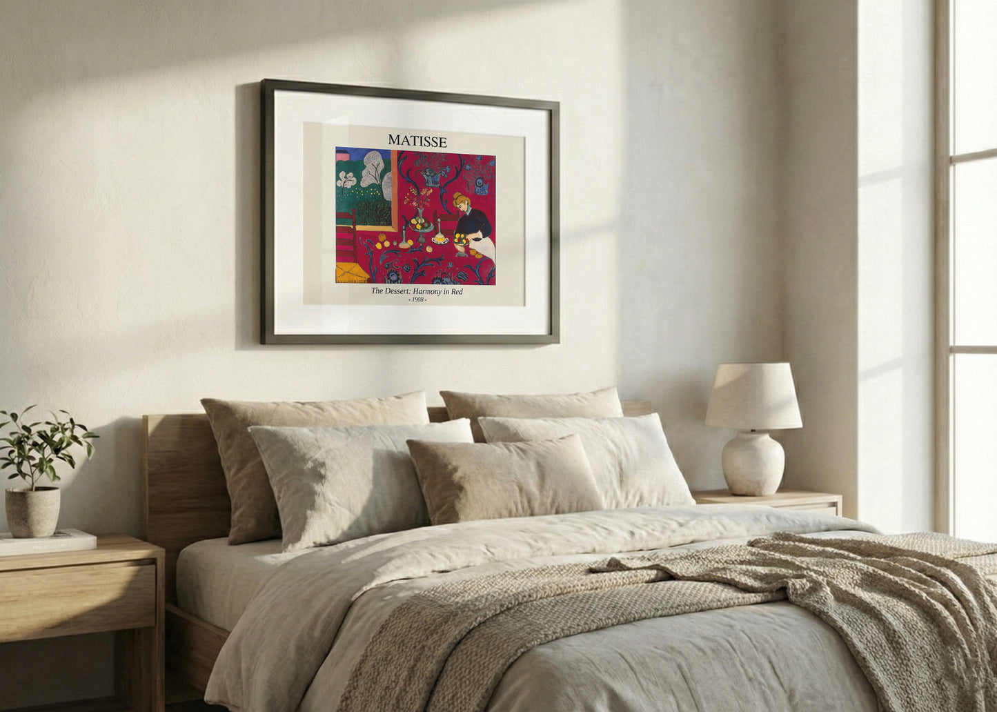 Die Dessert-Harmonie in Rot (Matisse)