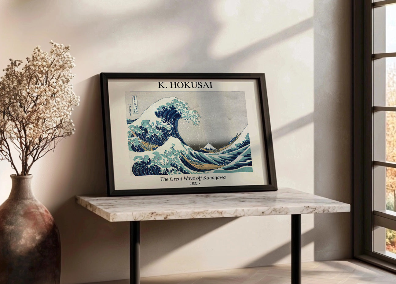 Die große Welle vor Kanagawa (Hokusai)
