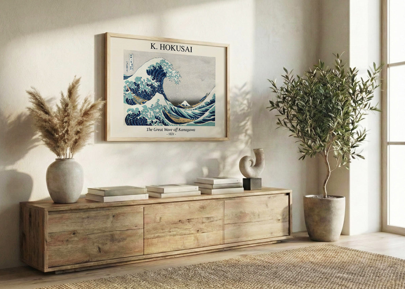 Die große Welle vor Kanagawa (Hokusai)