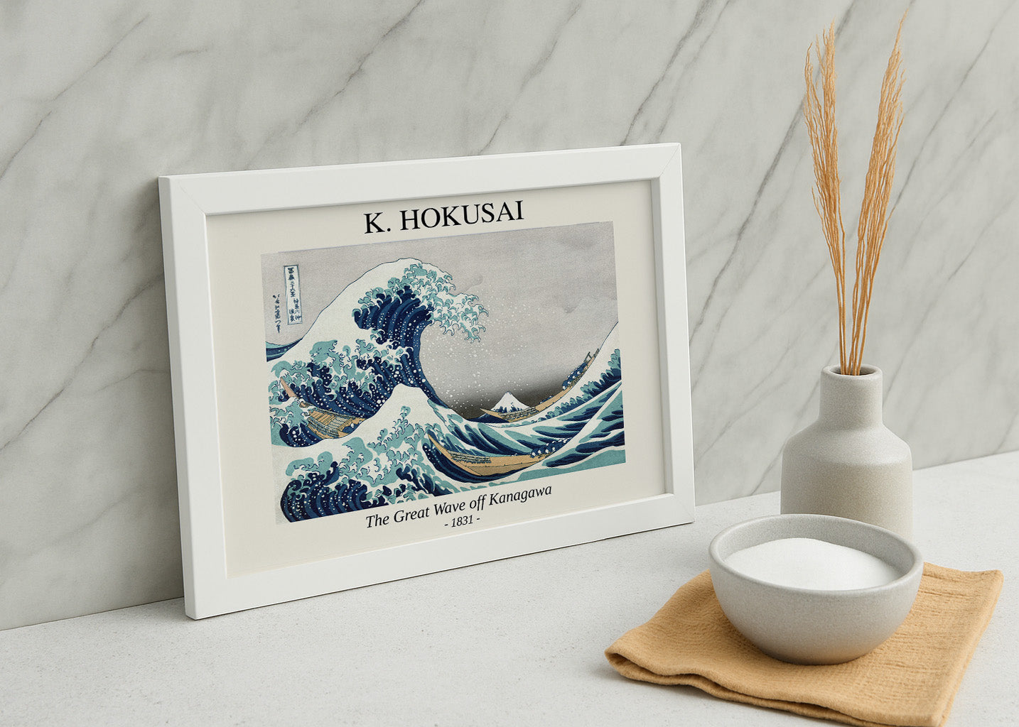 Die große Welle vor Kanagawa (Hokusai)