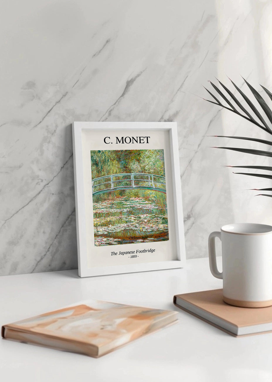 Cuadro The Japonese footbridge (Monet)