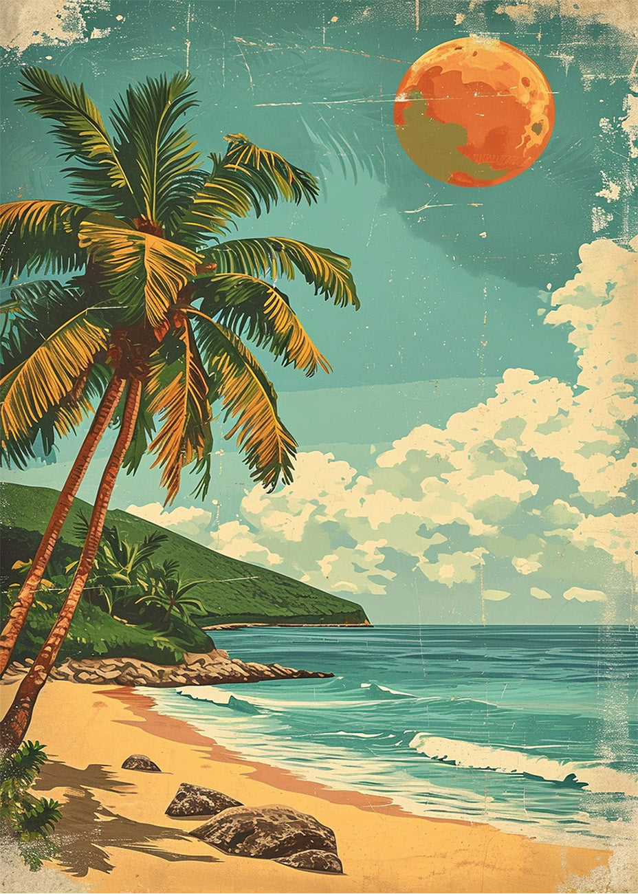 Cuadro ​The beach is the beach