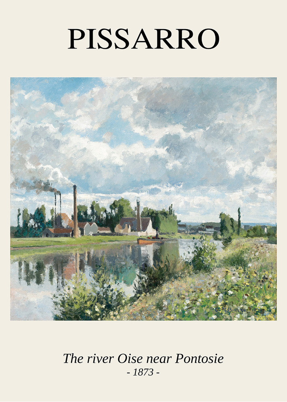 Der Fluss Oise bei Pontosie (Pissarro)