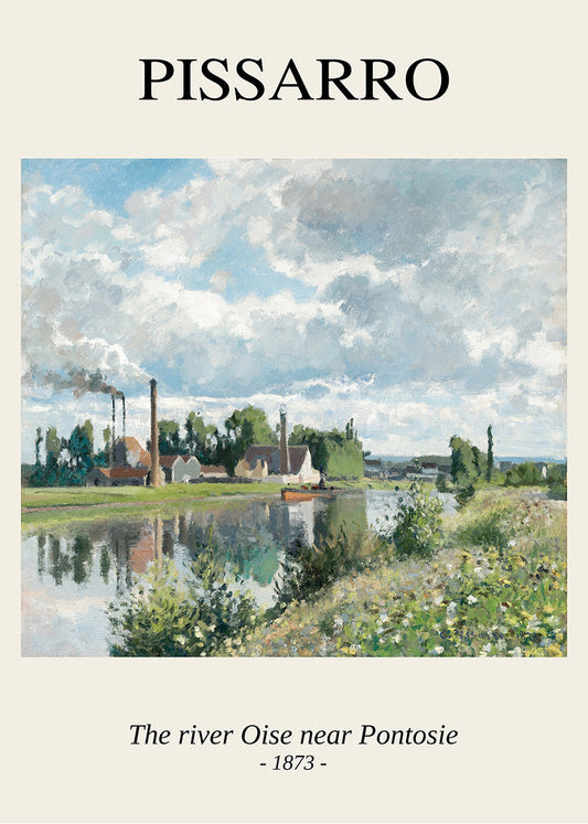 Il fiume Oise vicino a Pontosie (Pissarro)