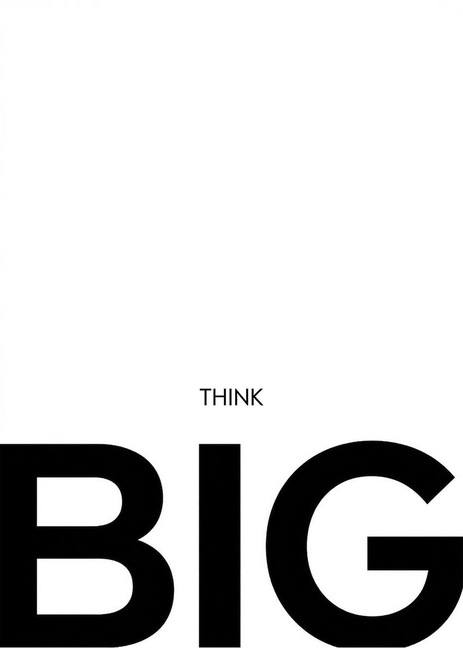 Cuadro Think BIG