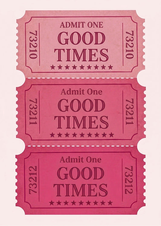 Cuadro Ticket de good times