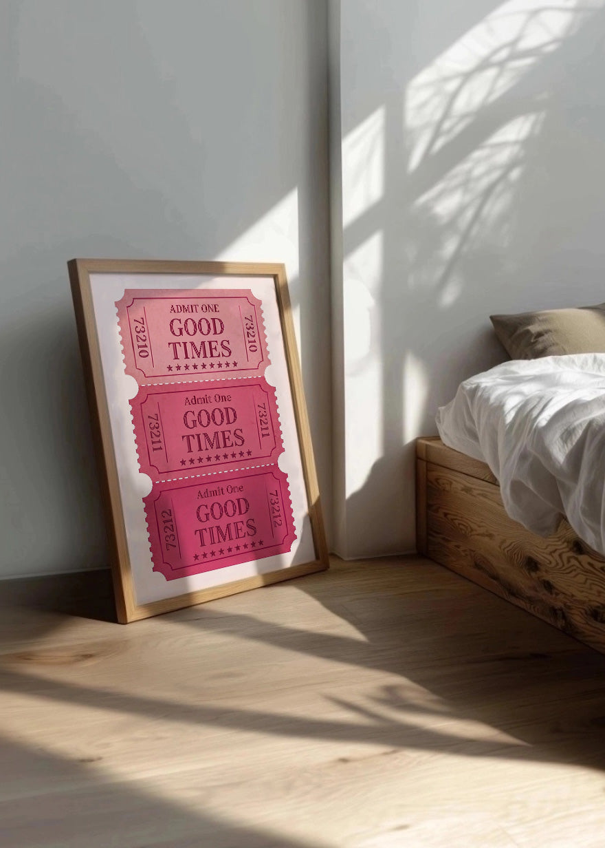 Cuadro Ticket de good times