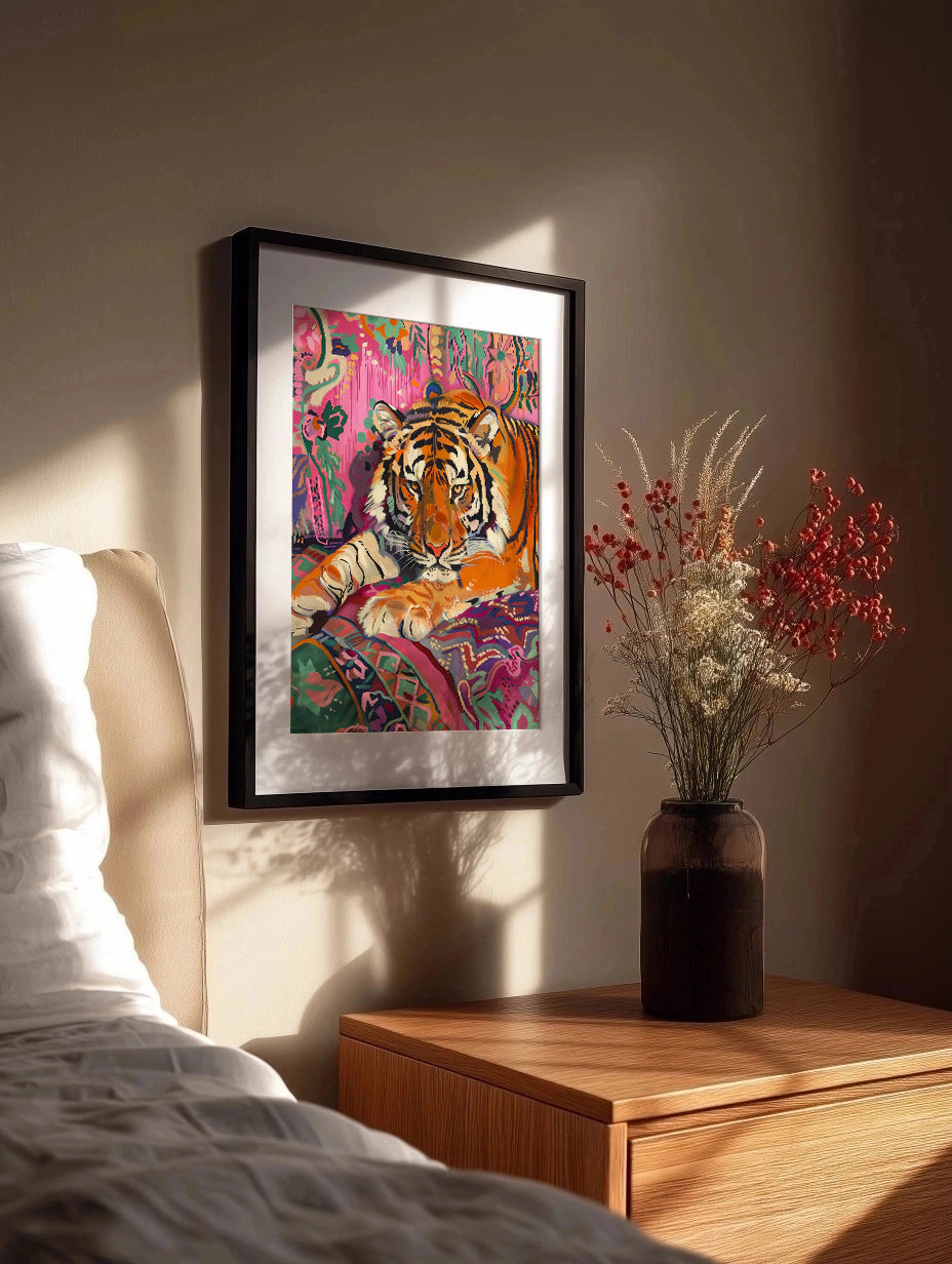 Cuadro ​Tigre de bengala impresionionista