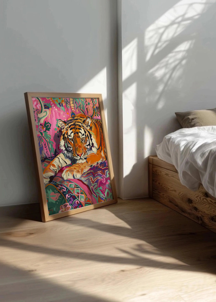 Cuadro ​Tigre de bengala impresionionista