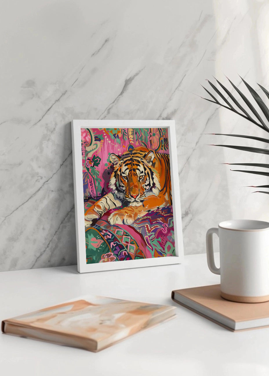 Cuadro ​Tigre de bengala impresionionista
