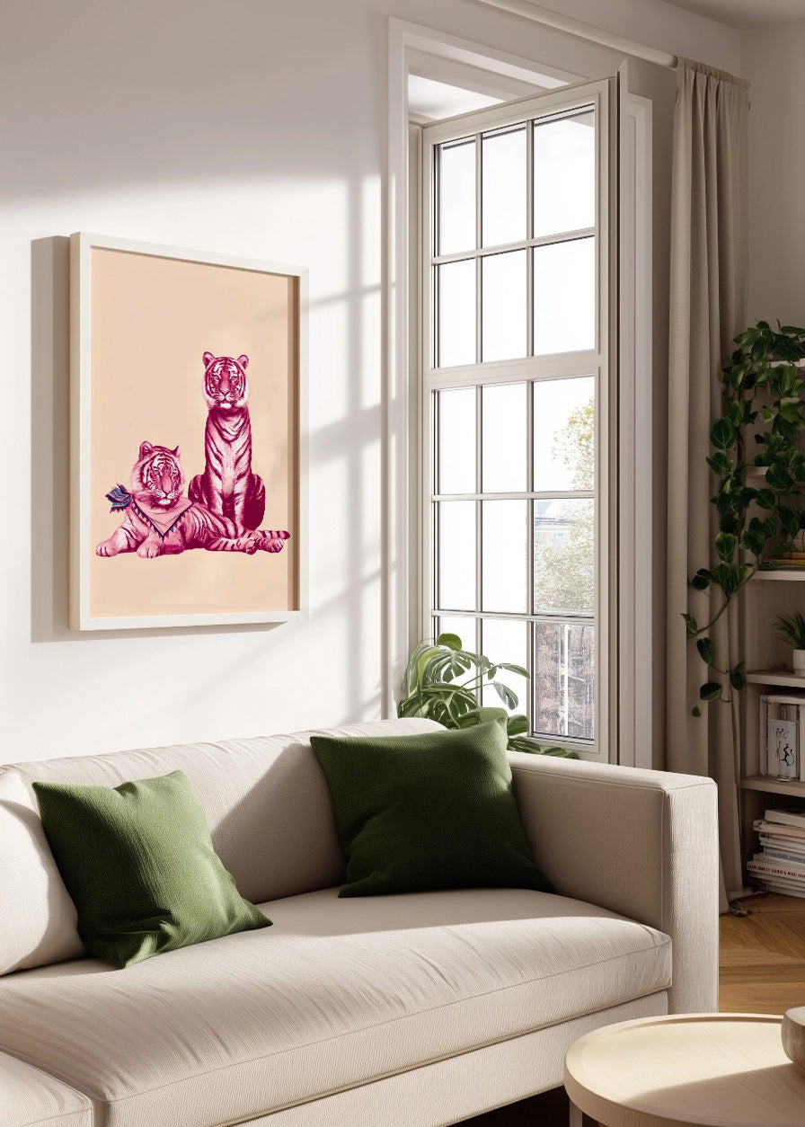 Cuadro Tigres cool 2