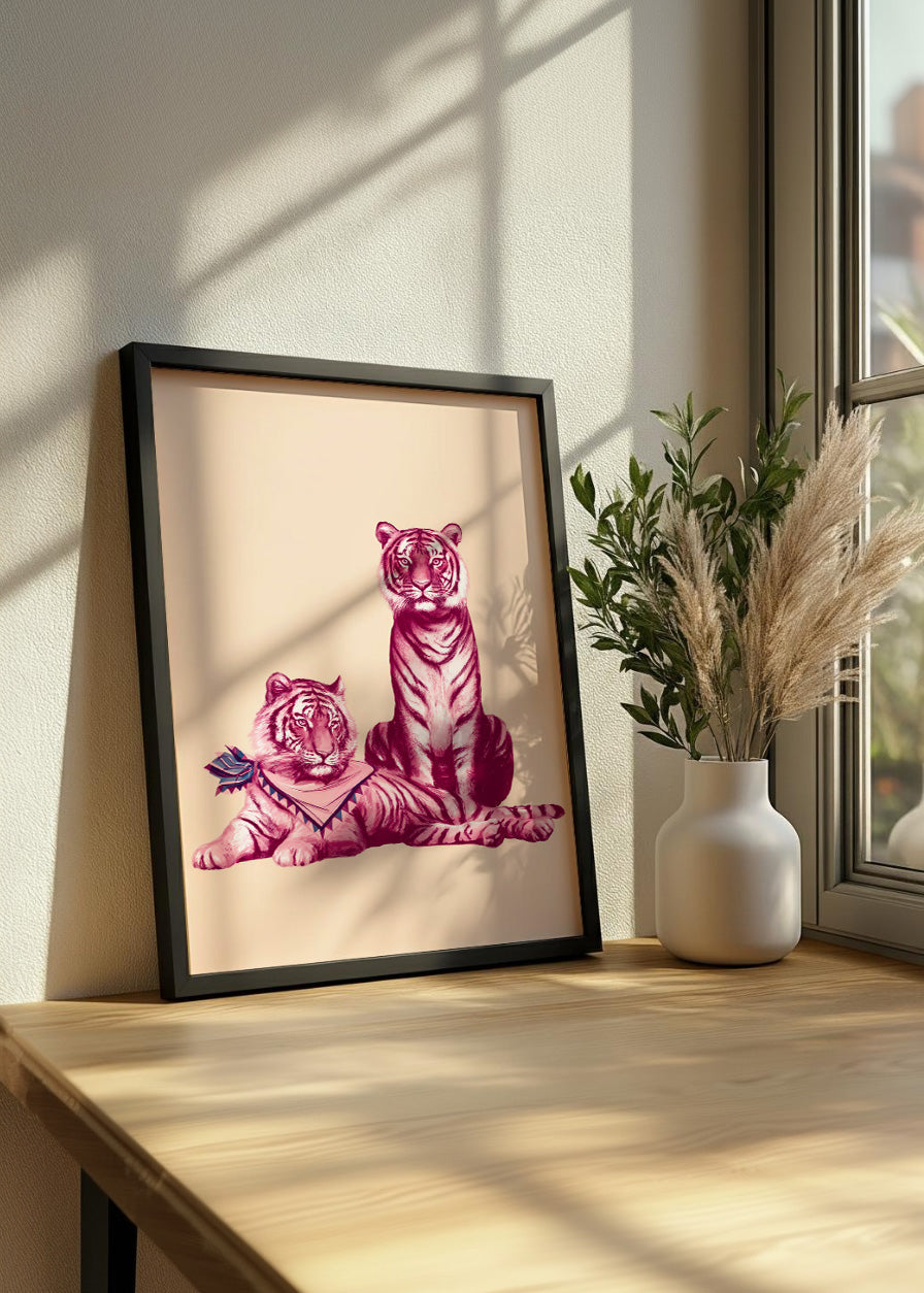 Cuadro Tigres cool 2