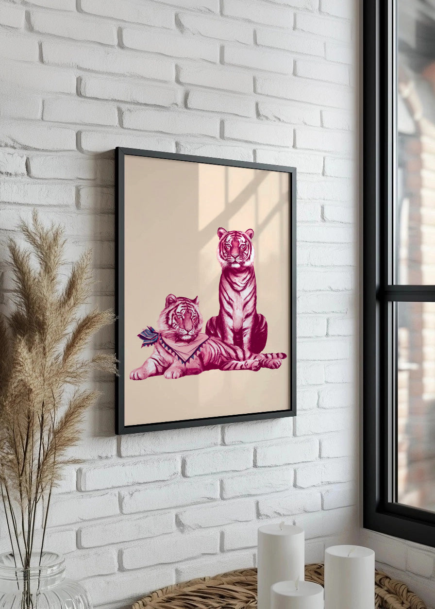 Cuadro Tigres cool 2