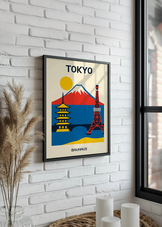 Cuadro Tokyo Poster Bauhaus