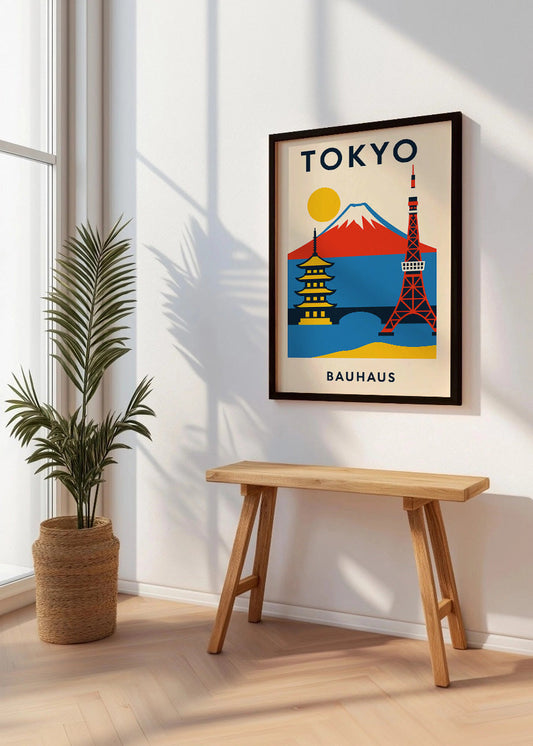 Cuadro Tokyo Poster Bauhaus