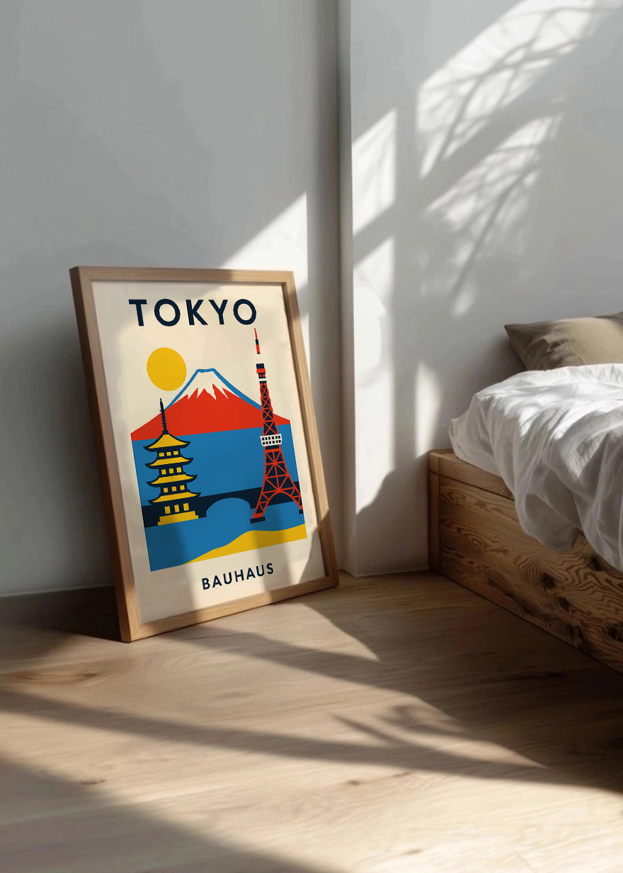 Cuadro Tokyo Poster Bauhaus
