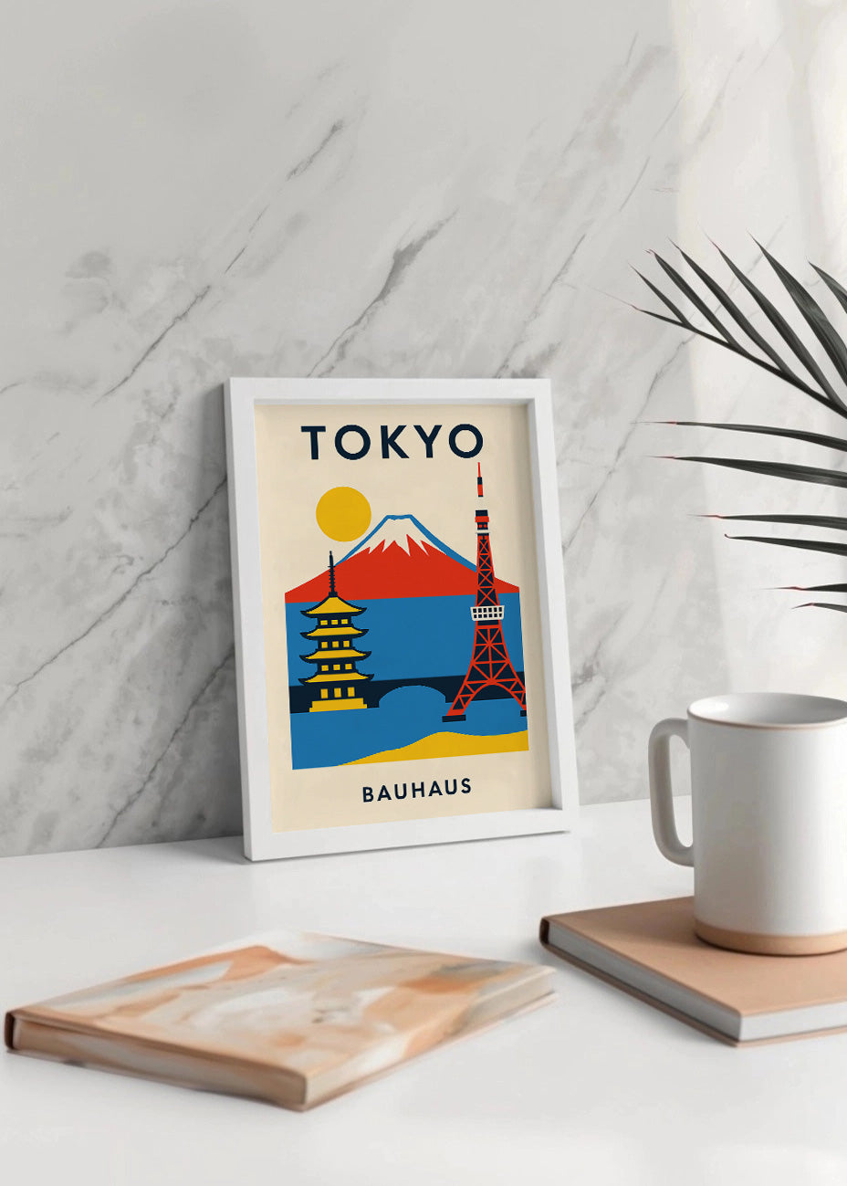 Cuadro Tokyo Poster Bauhaus