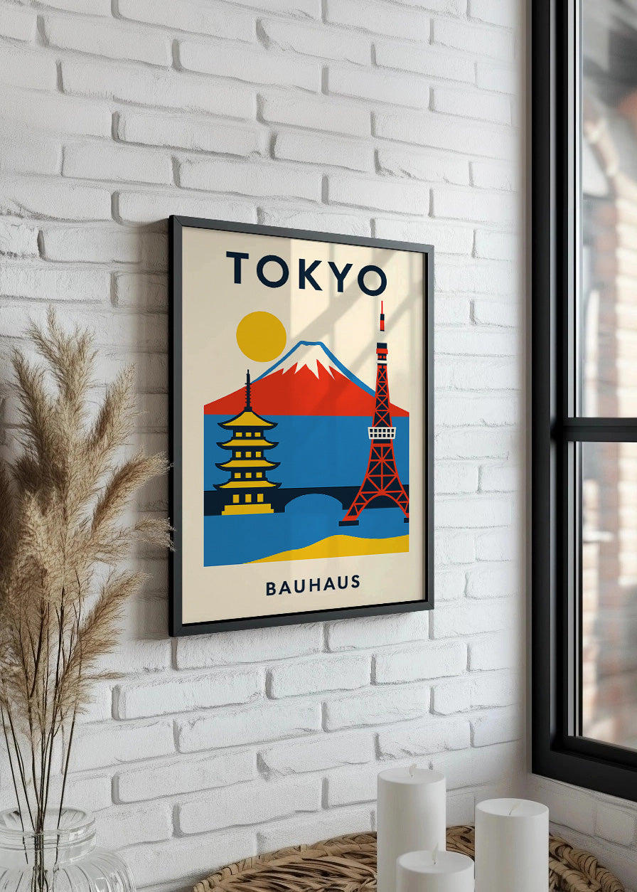 Cuadro Tokyo Poster Bauhaus