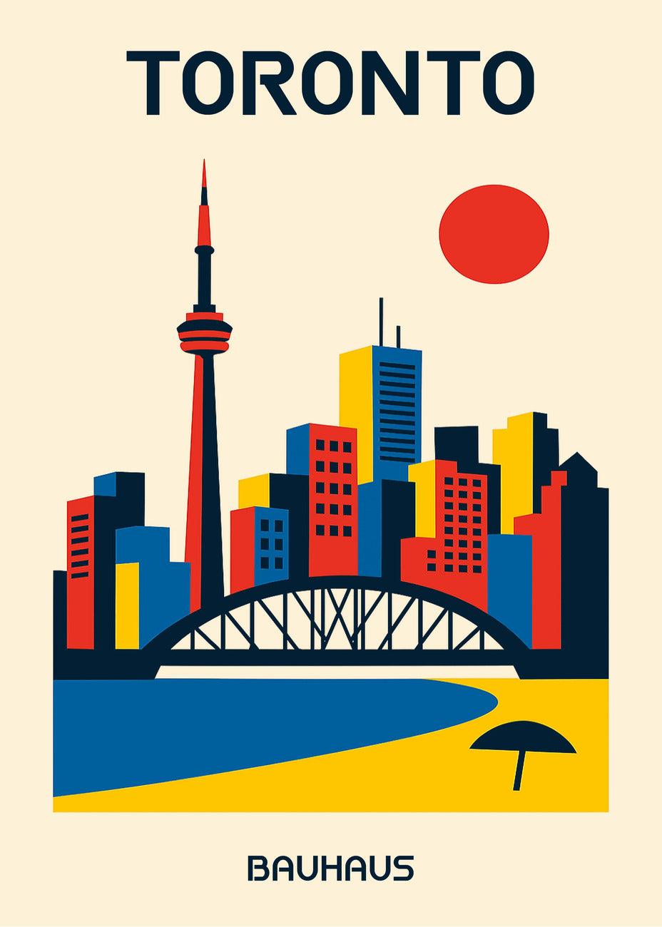 Cuadro Toronto Poster Bauhaus