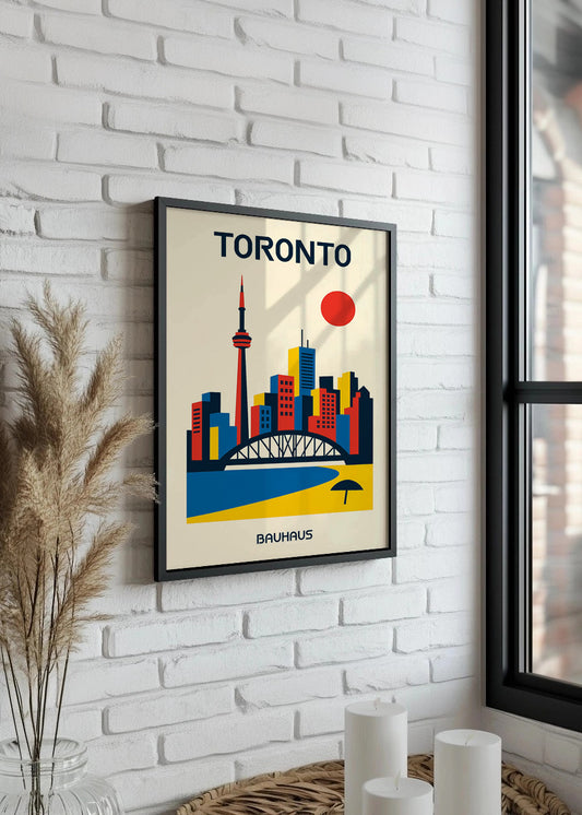 Cuadro Toronto Poster Bauhaus