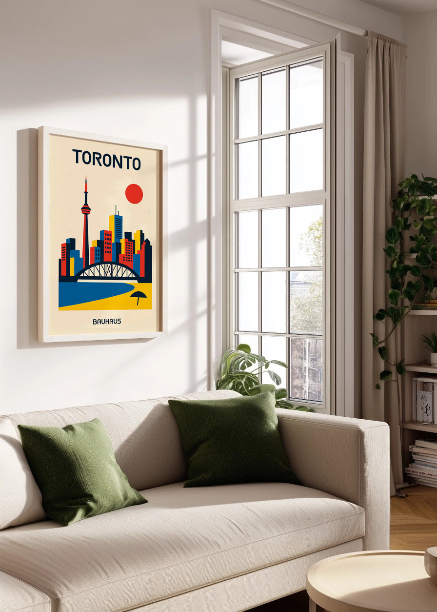 Cuadro Toronto Poster Bauhaus