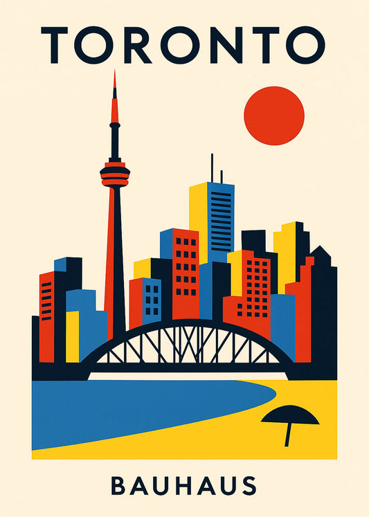Cuadro Toronto Poster Bauhaus
