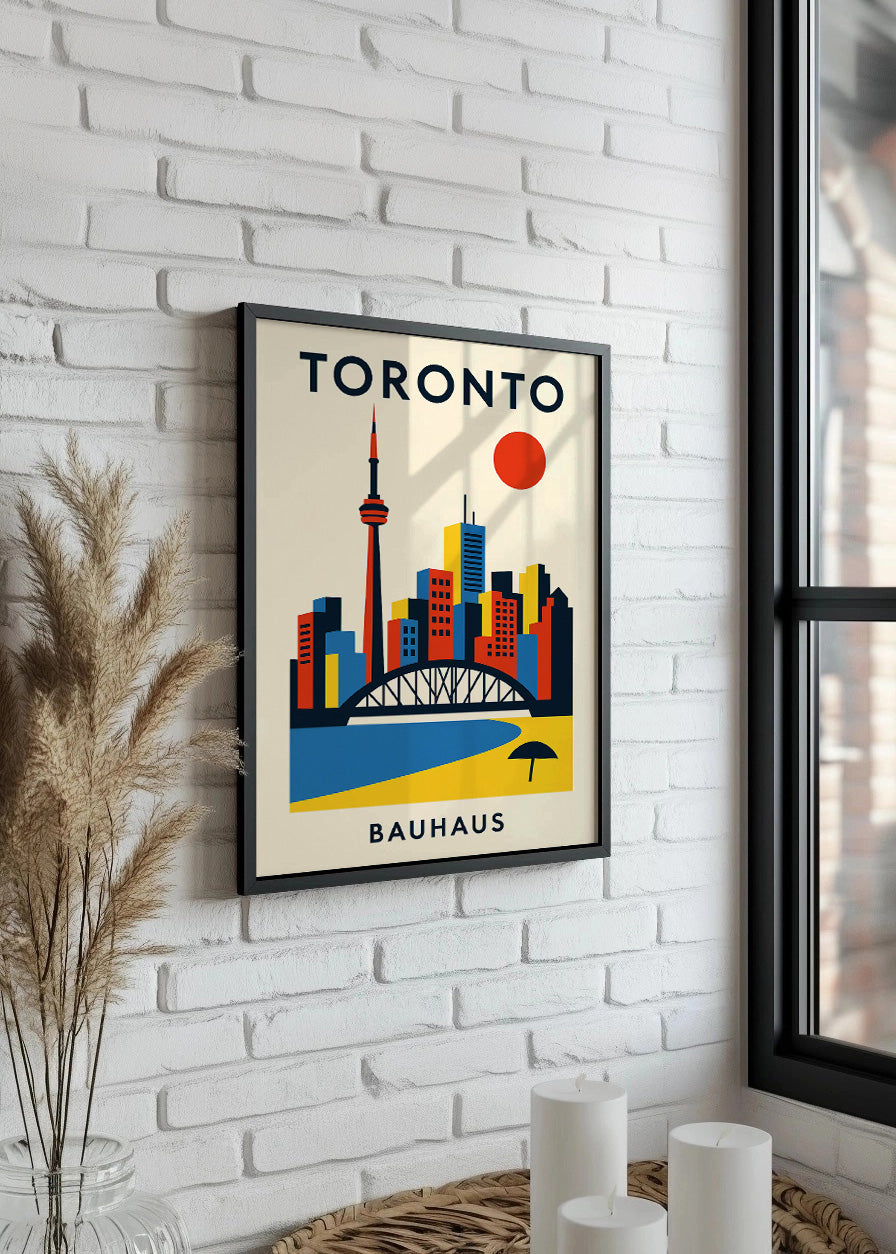 Cuadro Toronto Poster Bauhaus