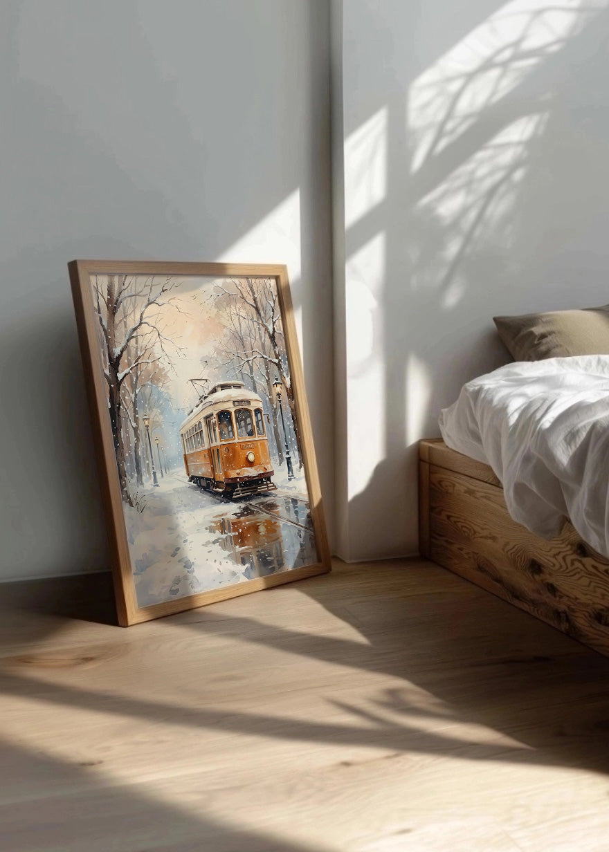 Cuadro Tranvía de invierno