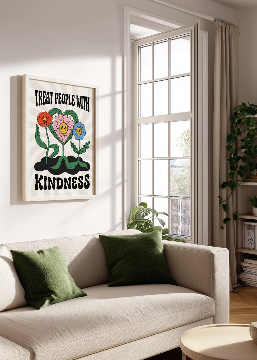Cuadro Treat people with kindness