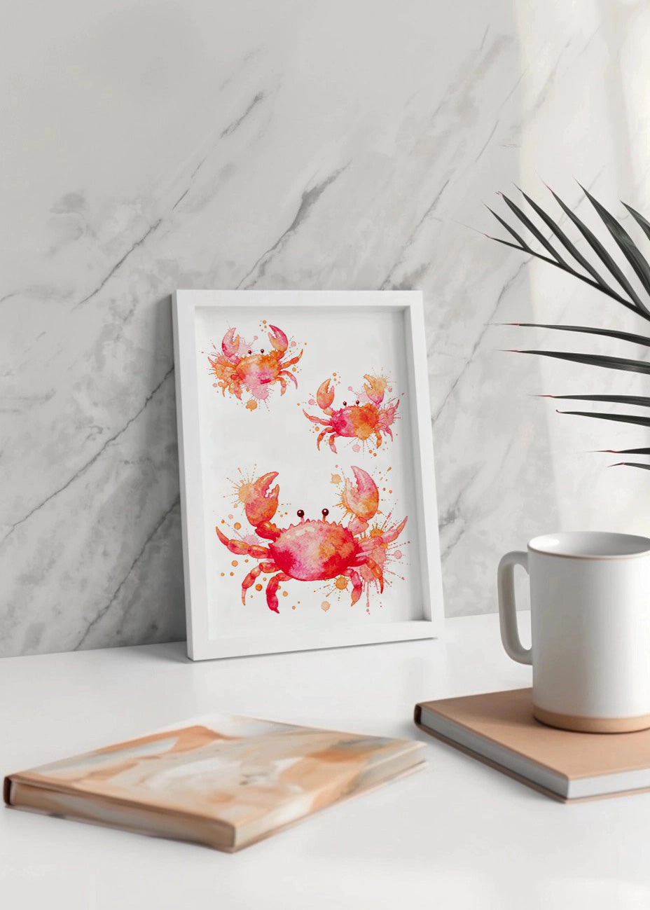 Cuadro Tres cangrejos