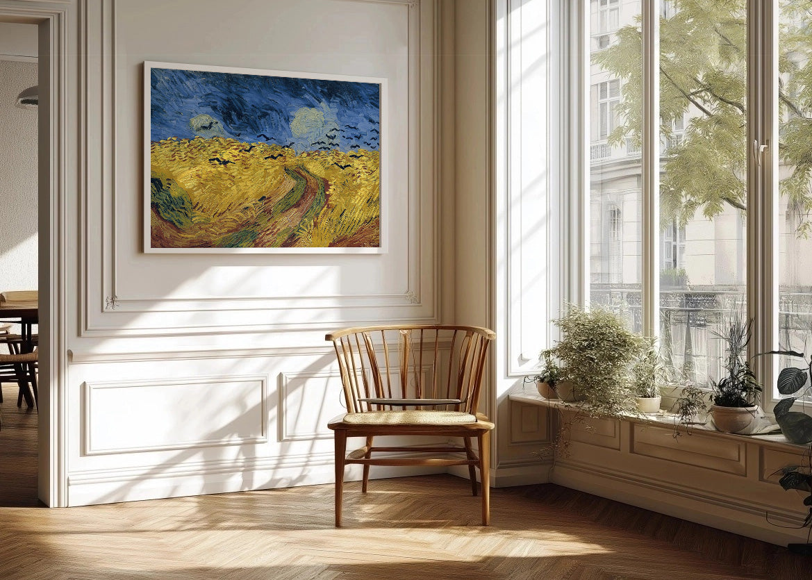 Cuadro ​Trigal con cuervos (Van Gogh)
