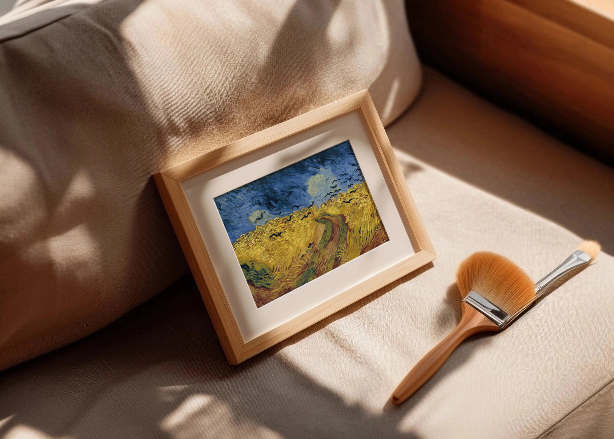 Cuadro ​Trigal con cuervos (Van Gogh)