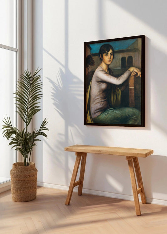 Cuadro Tristeza andaluza (Julio Romero de Torres)