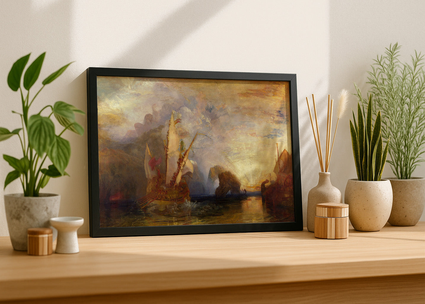 Cuadro ​Ulysses burlando a Polifemo (Turner)
