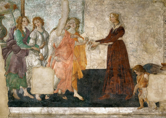 Cuadro ​Venus y las tres Gracias (Sandro Botticelli)