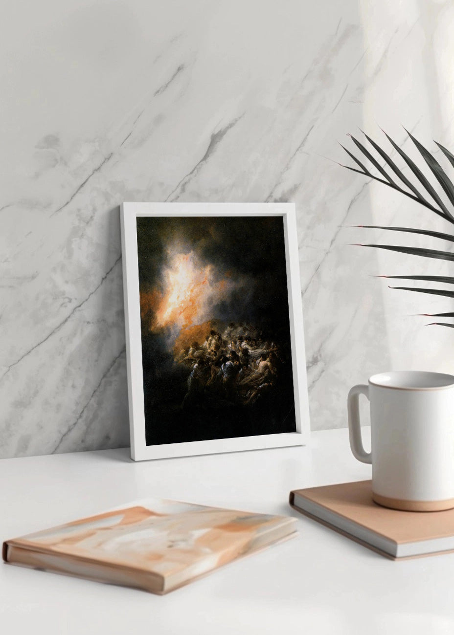 Cuadro ​Un incendio (Goya)