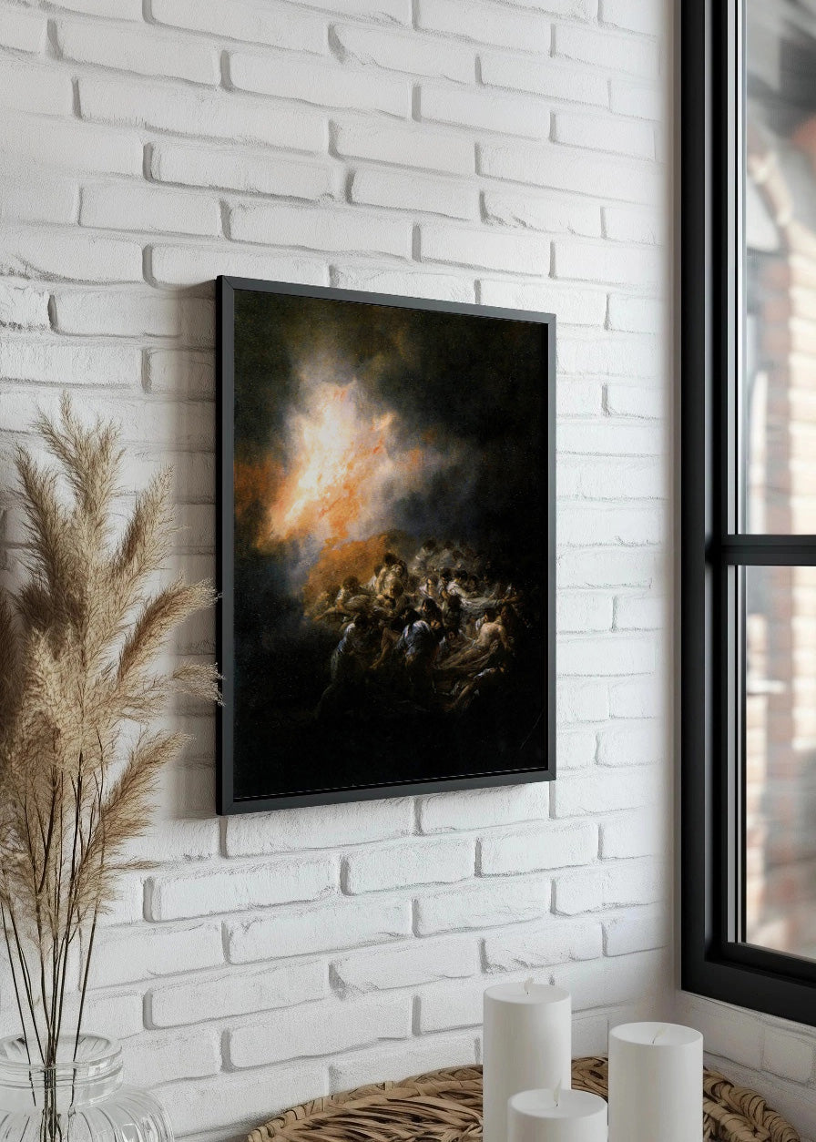 Cuadro ​Un incendio (Goya)