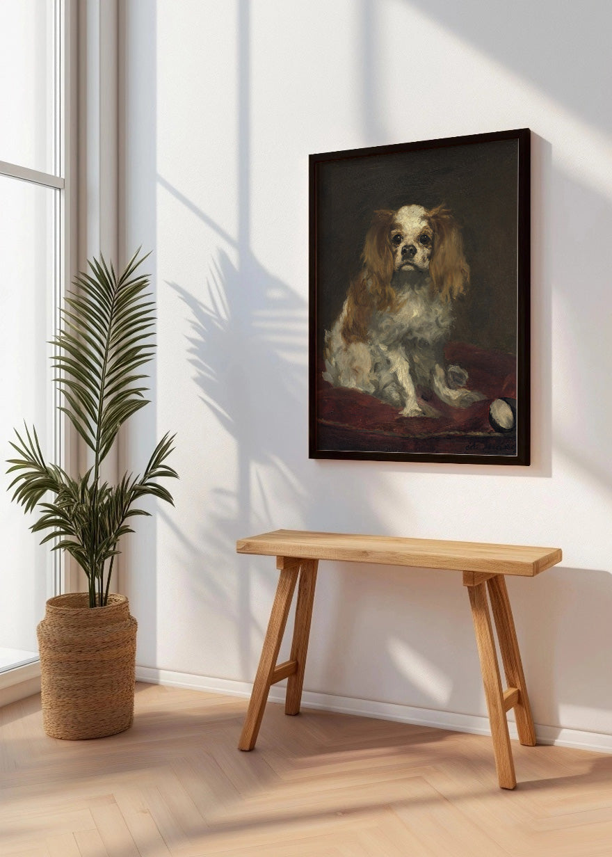 Cuadro ​Un rey charles spaniel (Edouard Manet)