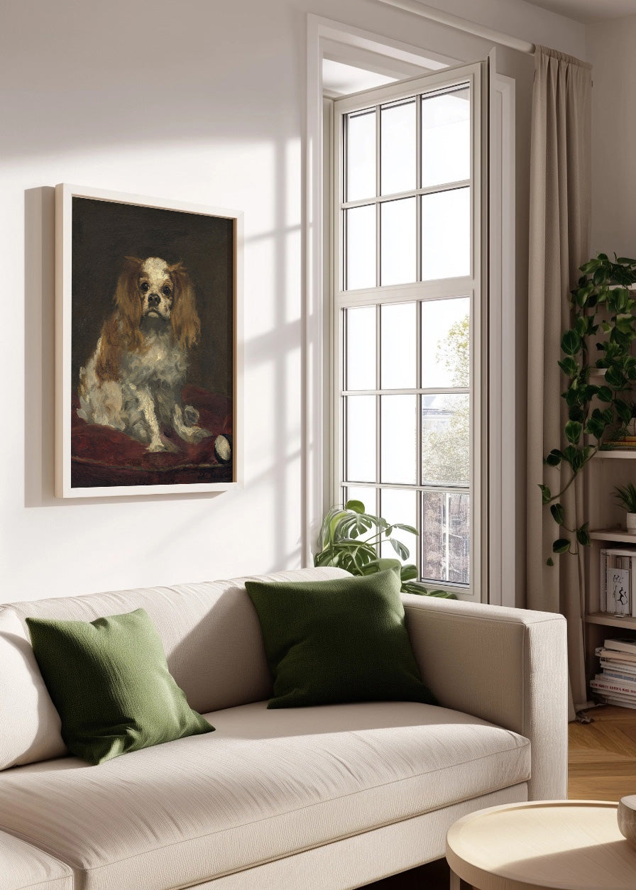 Cuadro ​Un rey charles spaniel (Edouard Manet)