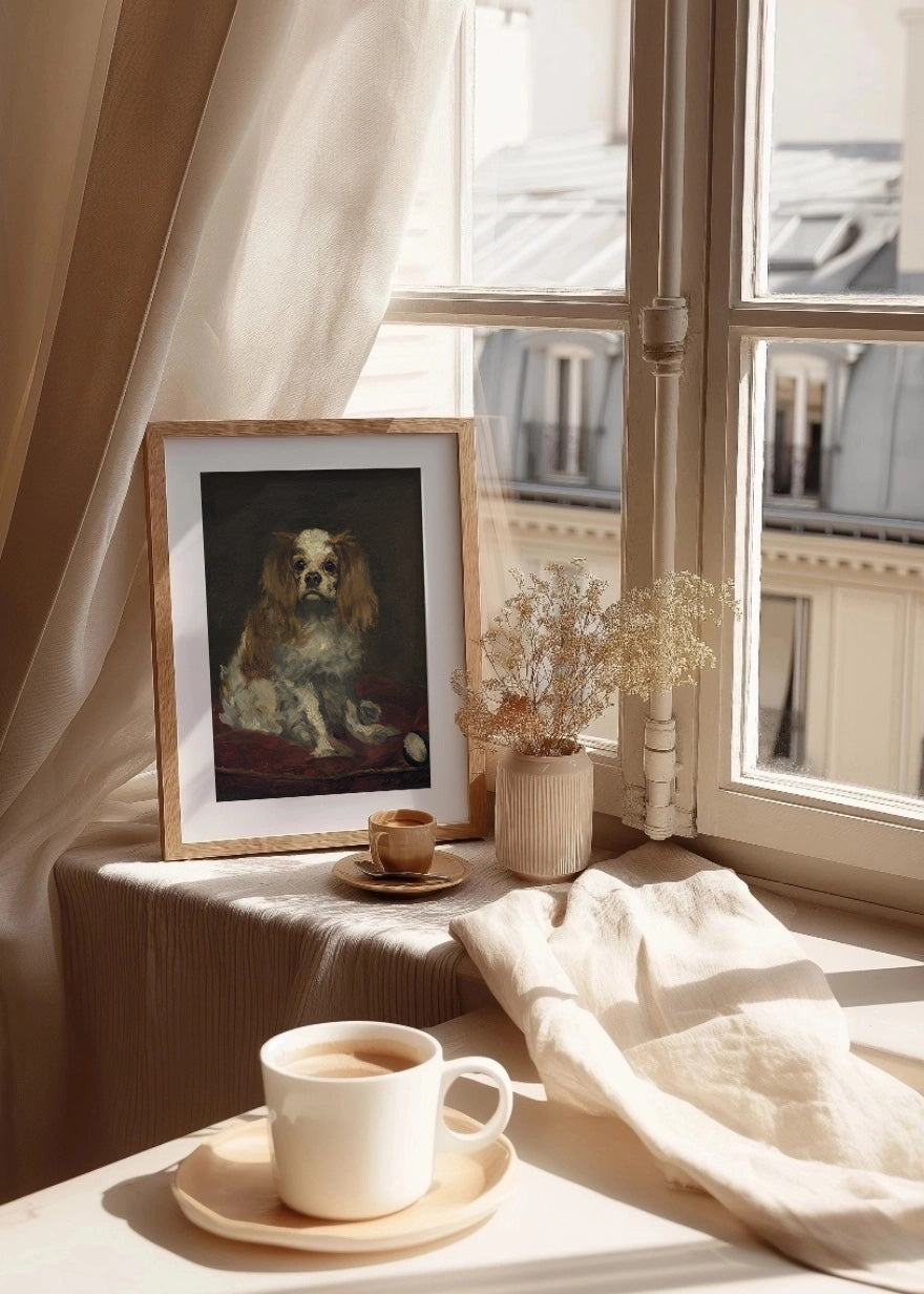 Cuadro ​Un rey charles spaniel (Edouard Manet)