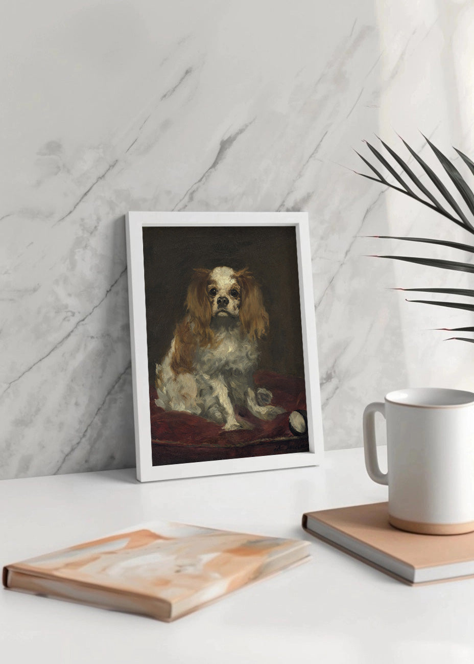 Cuadro ​Un rey charles spaniel (Edouard Manet)