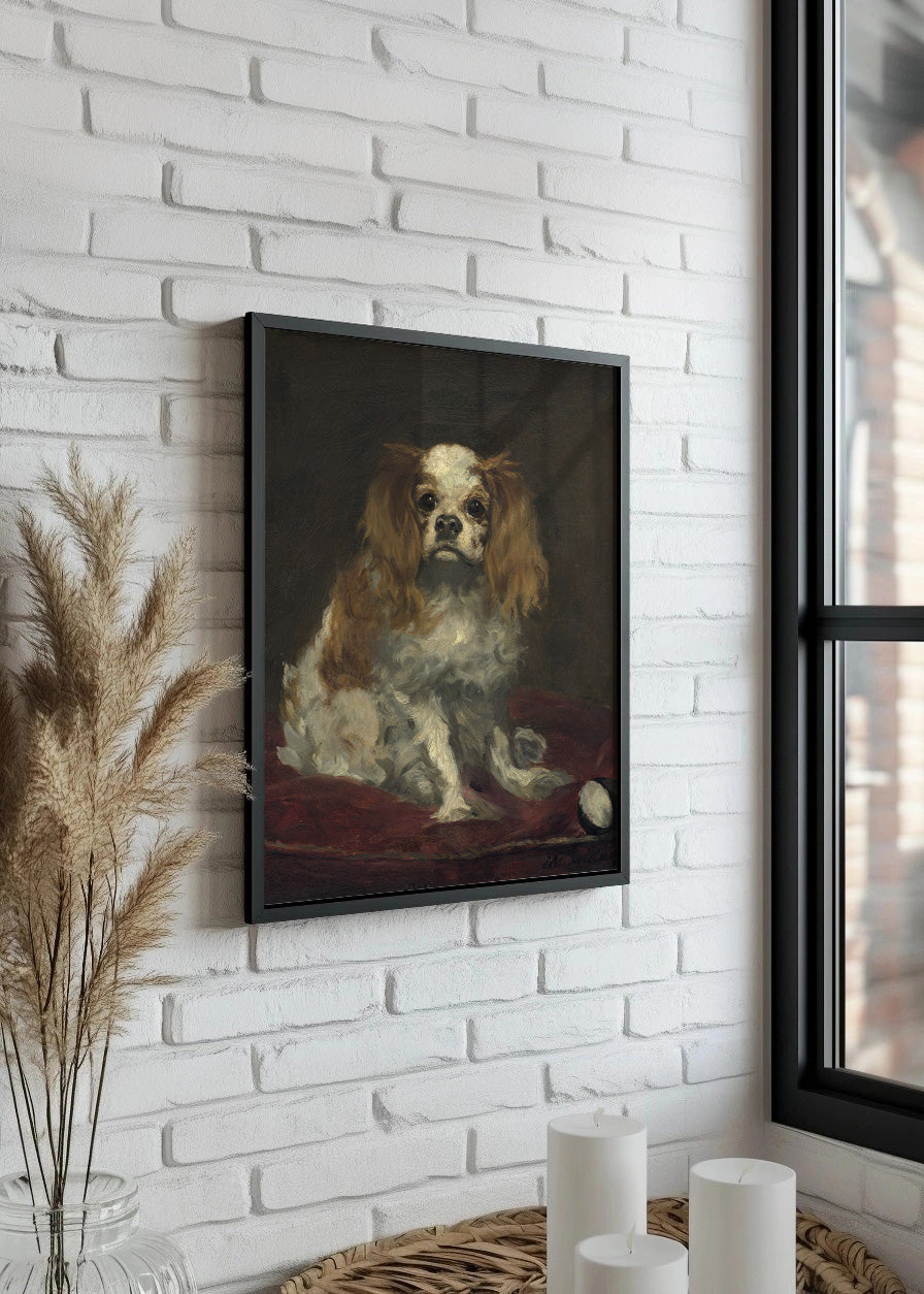 Cuadro ​Un rey charles spaniel (Edouard Manet)