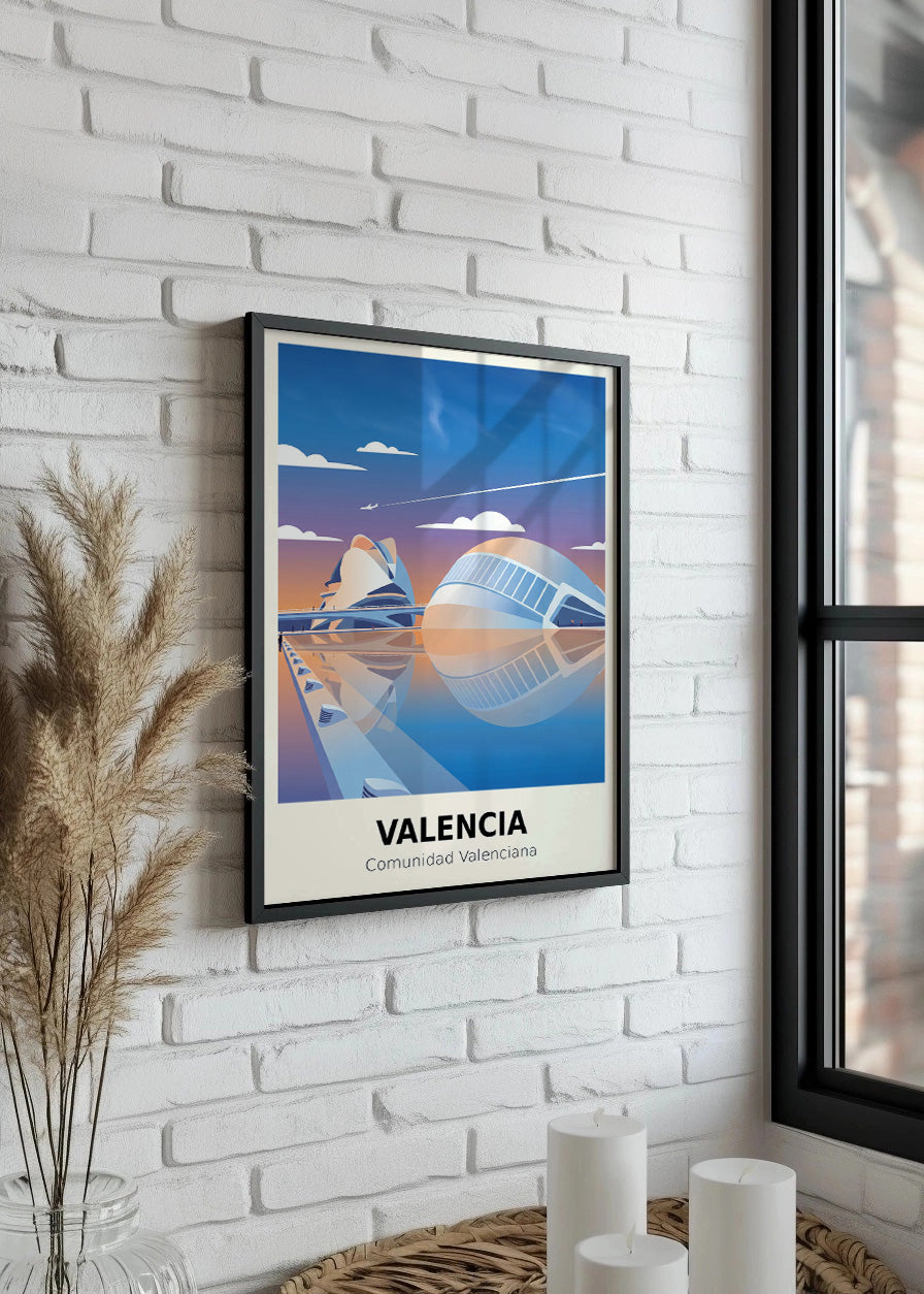 Cuadro Valencia Ciudad de las Artes y las Ciencias - Poster