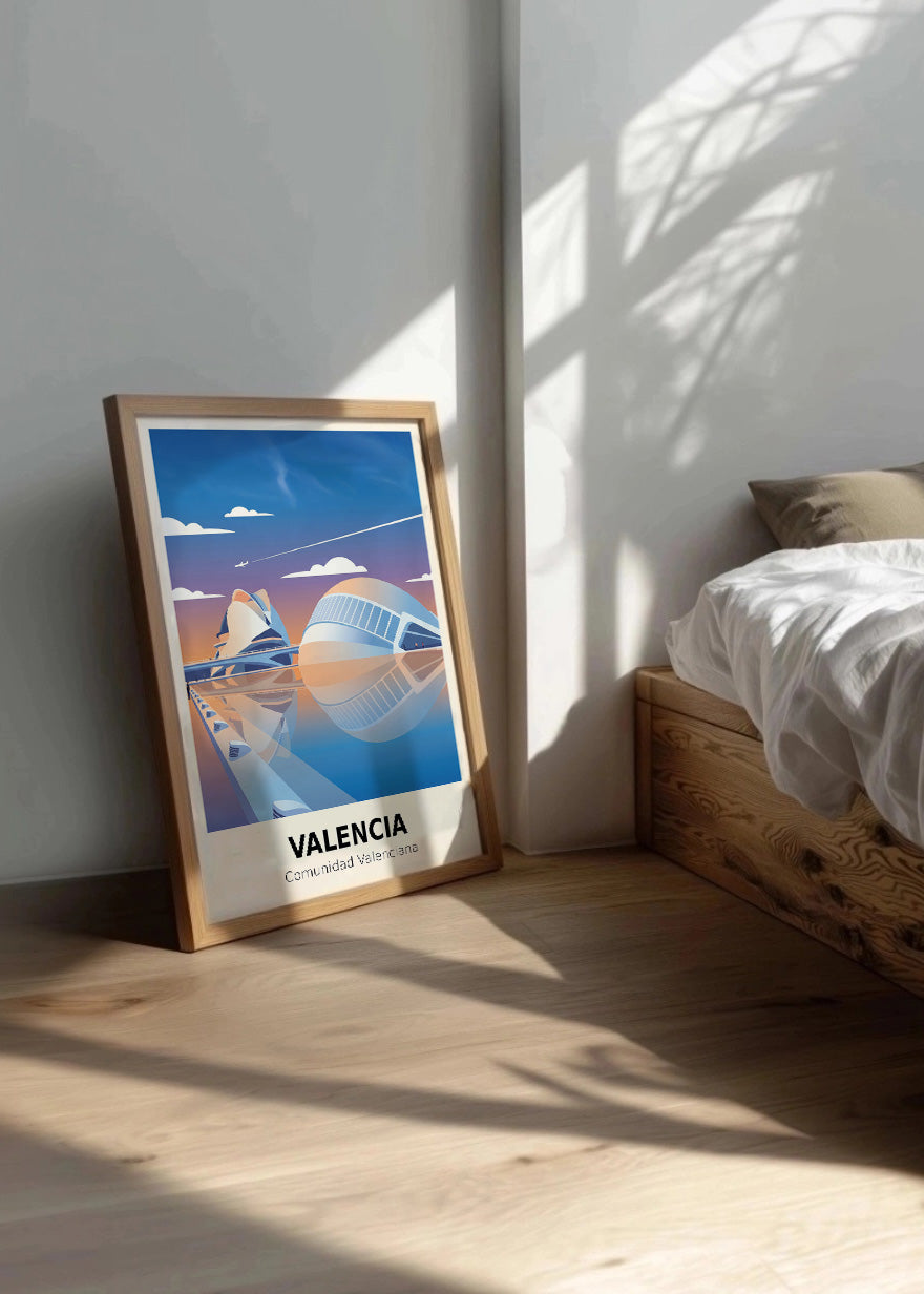 Cuadro Valencia Ciudad de las Artes y las Ciencias - Poster