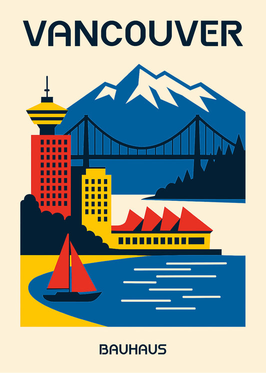 Cuadro Vancouver Poster Bauhaus